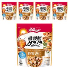 Kellogg's 家樂氏 纖穀脆 蜂蜜杏仁, 5包, 300g