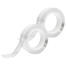 Pyeon Store 防滑凝膠型巨型雙面膠帶 3cm x 3m, 2個, 透明