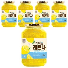 녹차원 차다움 레몬차, 1kg, 1개입, 5개