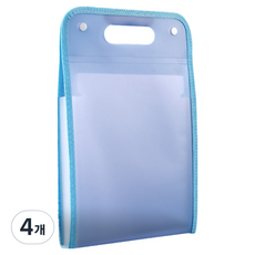 올인셀 데일리 다용도 아코디언 파일 13칸 A4, 블루, 4개