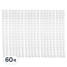 투데이리빙 30공 바인더 루즈링 CD_OOE_AL003A, 투명, 60개, 12mm