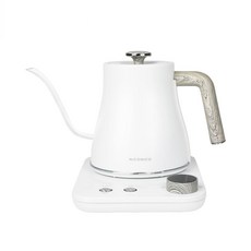 NICONICO 電子溫控手沖壺 0.8L 304不鏽鋼 寬口設計, NI-L2003W
