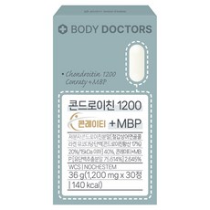 Body Doctors 軟骨素 1200 康雷提 + MBP, 30錠, 1個