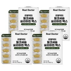 리얼닥터 밀크씨슬 실리마린 맥스, 30정, 4박스