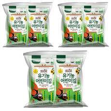 LUSOL 烘烤海苔, 無鹽無調味, 100%韓國海苔, 豐富礦物質, 維生素, 營養補充, 12g, 3袋