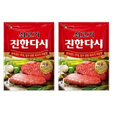 CJ제일제당 쇠고기 진한다시, 1kg, 2개