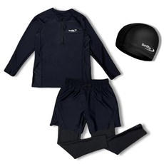 Surffit 男童半拉鍊防磨衣3件組 SFRJ011