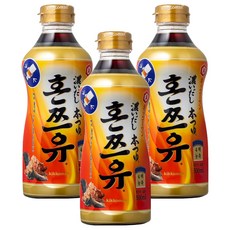 기꼬만 코이다시 혼쯔유소스, 500ml, 3개