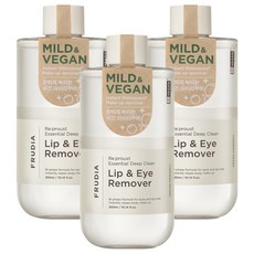 FRUDIA 自然而然 植萃溫和瞬效眼唇卸妝液 大容量 純素友善, 300ml, 3瓶