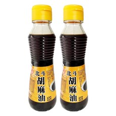 北斗馨油 胡麻油，精選黑芝麻子，香氣濃郁，適用於熱炒料理或調理進補食品, 125ml, 2瓶