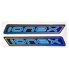 IONEX S7/S7R 飛旋貼紙套裝 犀牛皮抗UV材質, 反光藍, 1組