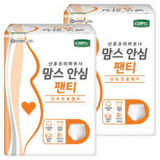 디펜드 여성용 맘스 안심팬티 성인기저귀, 프리사이즈, 8매입, 2개