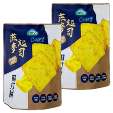 統一生機 燕麥起司蘇打餅 7入, 108g, 2袋