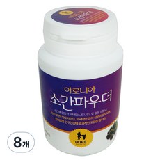 웁스 강아지 아로니아 소간 파우더 영양제, 50g, 눈물개선/눈건강, 8개