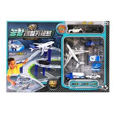 Yessem機場軌道車操作玩具套組, 混色