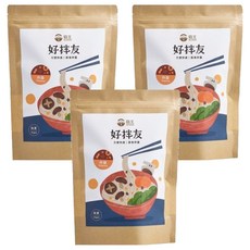 菇王 好拌友 炸醬方便包 10入, 添加青梅汁 濃郁不油膩 素食可用, 280g, 3袋