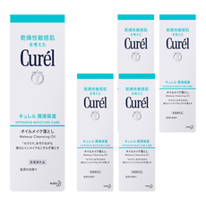 Curel 珂潤 潤浸保濕輕質卸妝油, 150ml, 5瓶