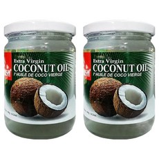 Rish 特級初榨冷壓椰子油 100%第一道新鮮萃取 斯里蘭卡原瓶原裝進口, 500ml, 2罐