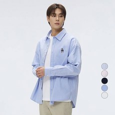 SPAO 男款木質牛津寬鬆襯衫 SPYWF23C52