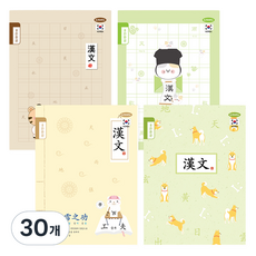 PENPIA 1000 國小裝訂筆記本 8格漢字, 隨機出貨, 30個