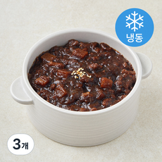 푸드트리 애찬만찬 소고기짜장 덮밥소스 (냉동), 140g, 3개