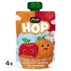 아넬라 HOP 퓨레, 100g, 4개, 혼합맛(사과/단호박)