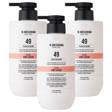W.DRESSROOM 多麗絲 No.49 Peach Blossom 香氛身體乳液 500ml, 3瓶