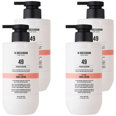 W.DRESSROOM 多麗絲 No.49 Peach Blossom 香氛身體乳液 500ml, 4瓶