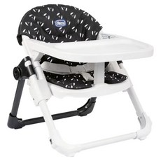 Chicco Chairy 多功能成長攜帶式餐椅, 可折疊收納, 柔軟座墊, 附安全帶與固定帶, 展開38 x 42 x 35~41.5cm 收合38 x 16.5 x 42.5cm, 甜心狗