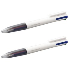 KaCO Easy 4合1 一鍵式按壓多功能筆 0.5mm, 白色, 2個