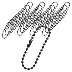 코오미 컬러 줄구슬 군번줄 200p 세트 5W0926, 블랙, 1세트