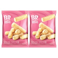 baskiN robbiNs 牛奶奶油脆捲零食 10入, 2個, 150g