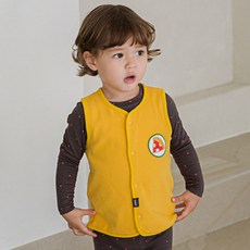 Cordi-i 孩童櫻桃圖案格紋雙面背心