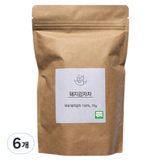 고이담아 유기농 돼지감자차, 70g, 1개입, 6개