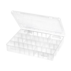 lIvinbox 多格風格小集盒 250x185x40mm, 透明色, 1個