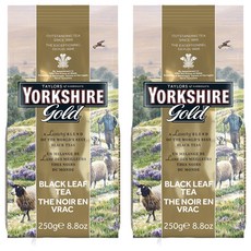 테일러오브헤로게이트 요크셔 골드 티 리필, 250g, 2개, 1개입