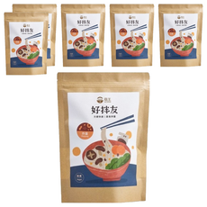 菇王 好拌友 炸醬方便包 10入, 添加青梅汁 濃郁不油膩 素食可用, 280g, 6袋