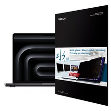 YADI 亞第 獨特磁吸 水之鏡防窺片 PF4PPC-AP-PRO-14-21 Apple MacBook Pro 14 2024 M4 A3112 專用, 透明色, 1片