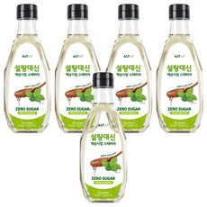 설탕대신 액상시럽 스테비아, 5개, 525g