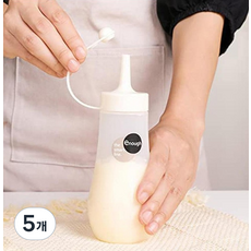 inomata 小型餐桌番茄醬瓶, 250ml, 5個