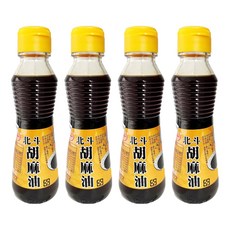 北斗馨油 胡麻油，精選黑芝麻子，香氣濃郁，適用於熱炒料理或調理進補食品, 125ml, 4瓶