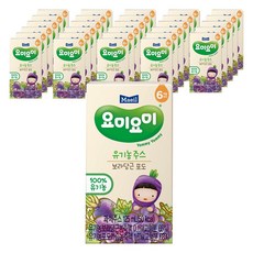 요미요미 유기농 주스, 125ml, 72개