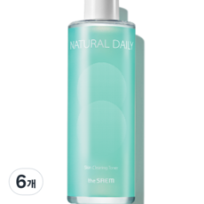 더샘 내추럴 데일리 스킨 클리어링 토너, 6개, 500ml