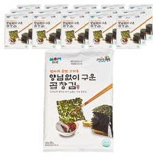 완도맘 엄마 손맛 그대로 양념없이 구운 곱창김, 20g, 16개