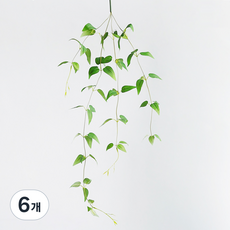 알럽홈 넝쿨 덩쿨 4줄 조화, 혼합색상, 6개