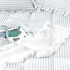 韓國 amante Polaris 泡泡紗皺褶床墊, 灰色