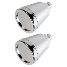 外露式蓮蓬頭 特大, 2個, 銀色