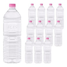 아이시스 생수 무라벨, 1.5L, 12개