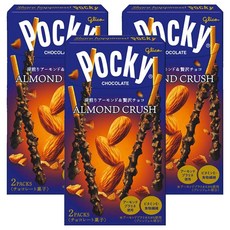 glico 可可風味杏仁餅乾棒-香濃可可與杏仁的完美結合, 46.2g, 3盒