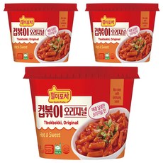 MONGGO FOODS INC. Byulmi Pocha杯裝原味辣炒年糕, 135g, 3入